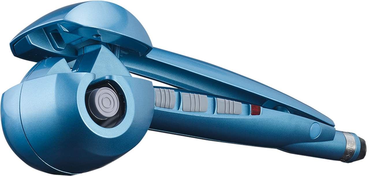 Blue Electric Curling Iron PNG image