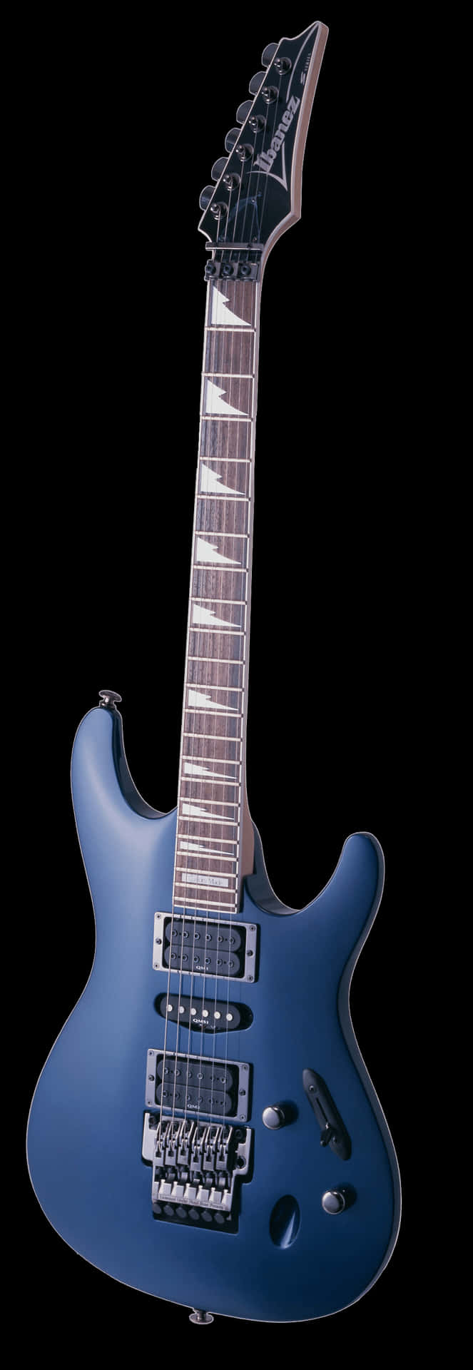 Blue Electric Guitar Isolated PNG image