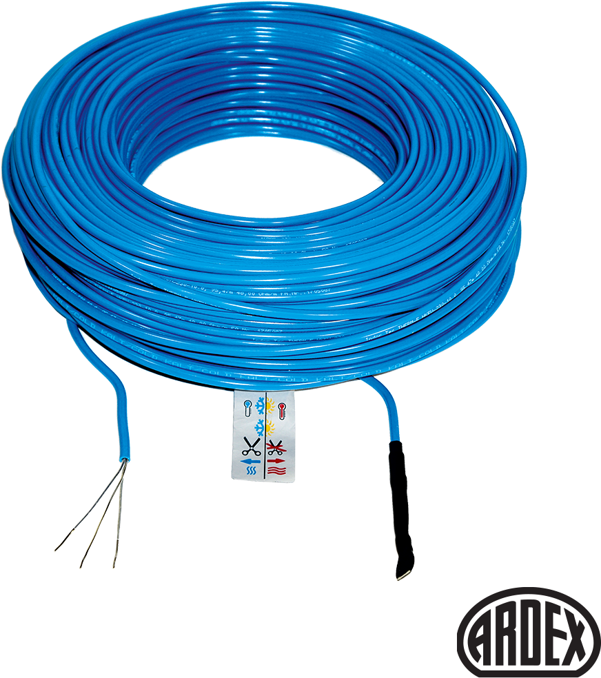 Blue Electrical Cable Coil PNG image