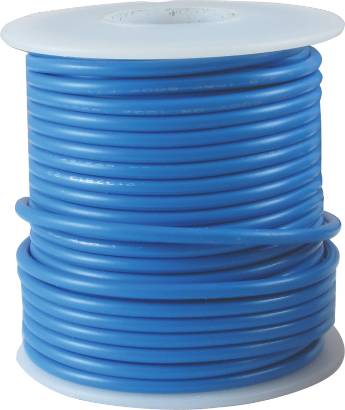 Blue Electrical Cable Spool PNG image