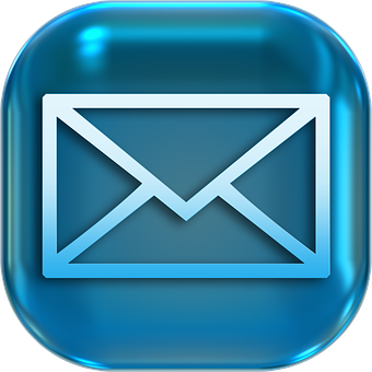 Blue Email Icon PNG image