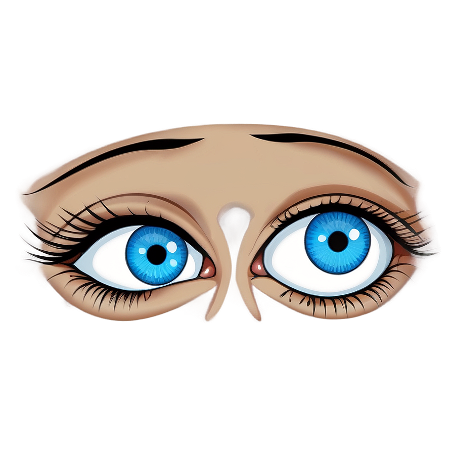 Blue Eyes Clipart Png Wvj PNG image