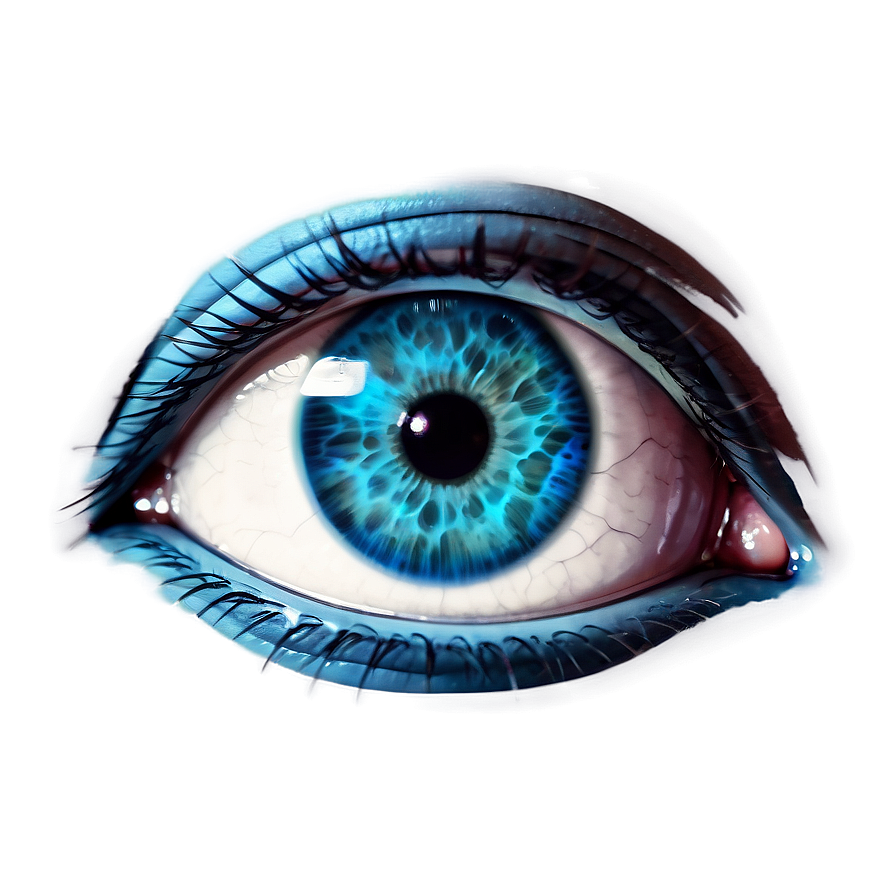 Blue Eyes Comic Style Png 54 PNG image