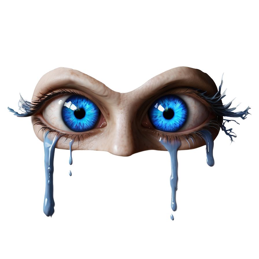 Blue Eyes Horror Png 06122024 PNG image