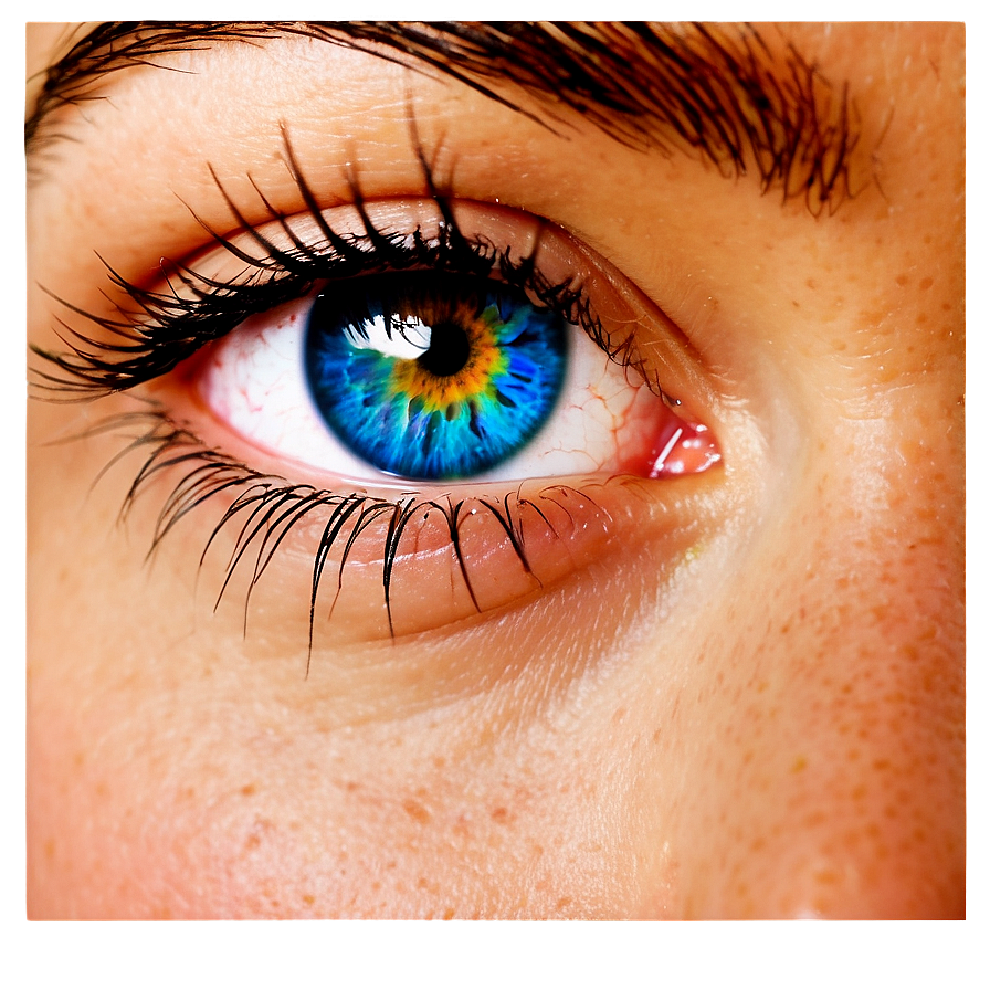 Blue Eyes With Eyelashes Png 25 PNG image