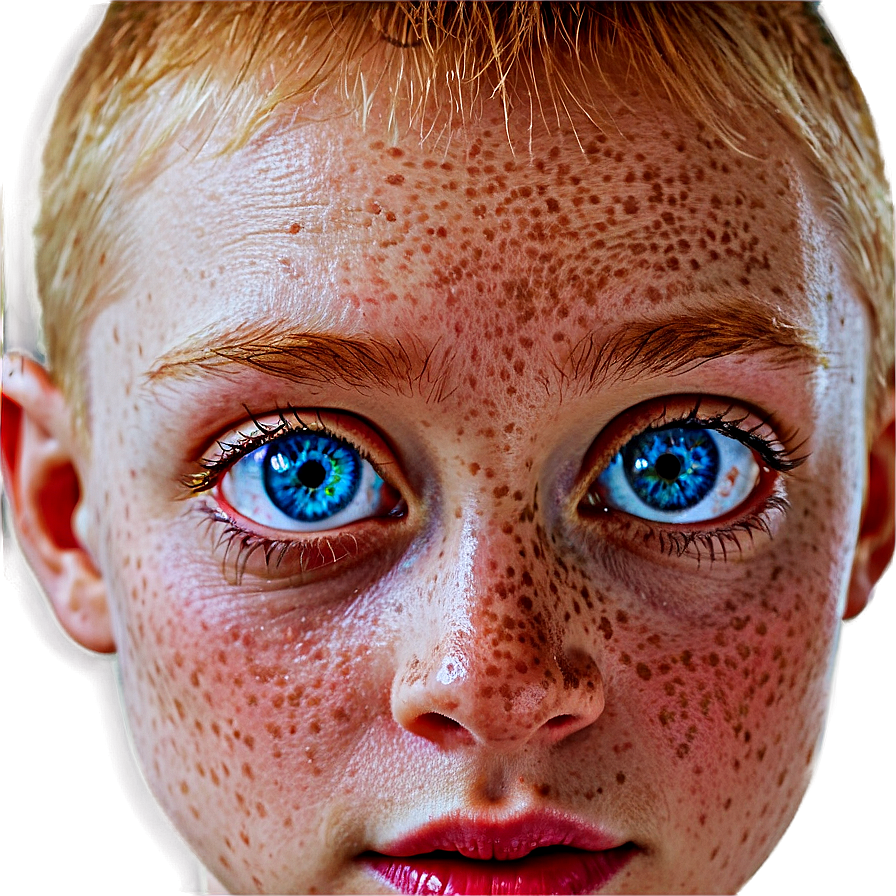 Blue Eyes With Freckles Png 06122024 PNG image