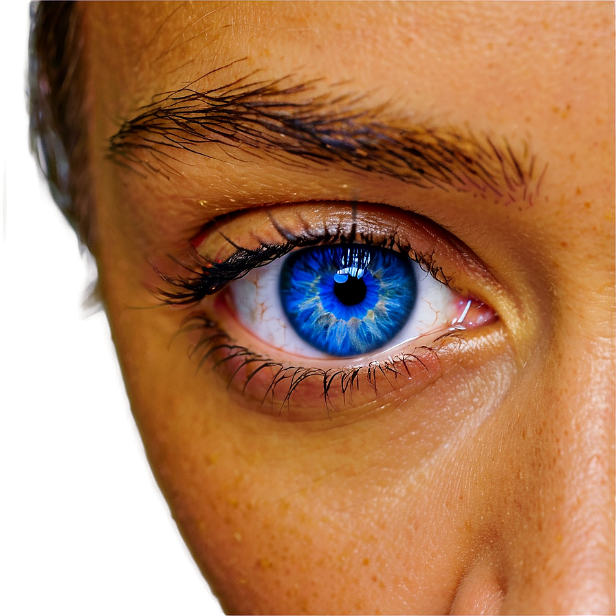 Blue Eyes With Reflection Png Dkh94 PNG image