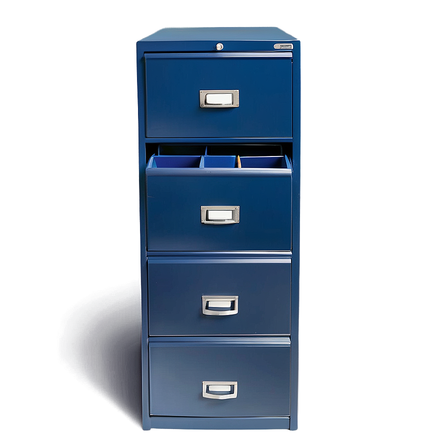 Blue Filing Cabinet Png 36 PNG image