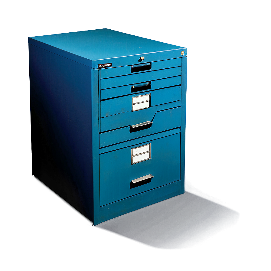 Blue Filing Cabinet Png Nve PNG image