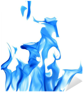 Blue Flame Artistic Render PNG image