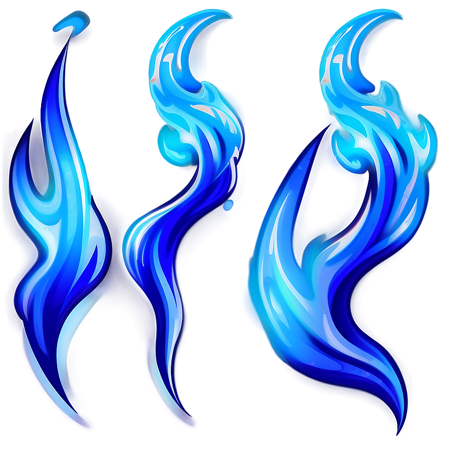 Blue Flames Art Png 58 PNG image