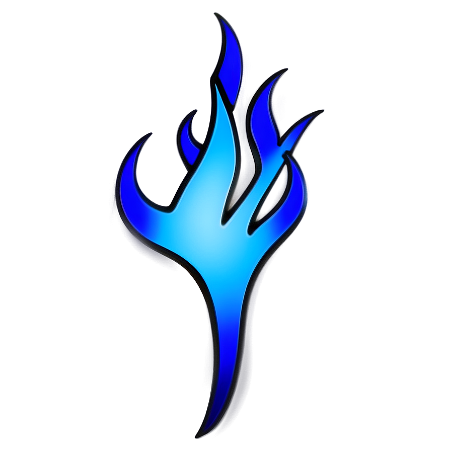 Blue Flames Logo Png 06122024 PNG image