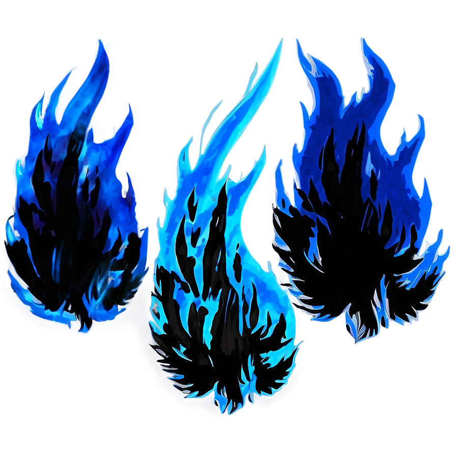 Blue Flames Png Nka48 PNG image