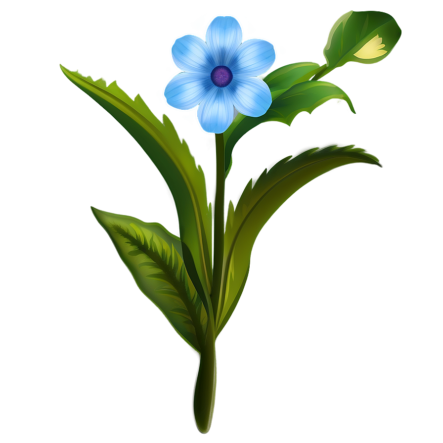 Blue Flower Bloom Png Amb19 PNG image