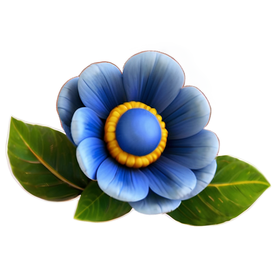 Blue Flower Symbol Png Kmn PNG image