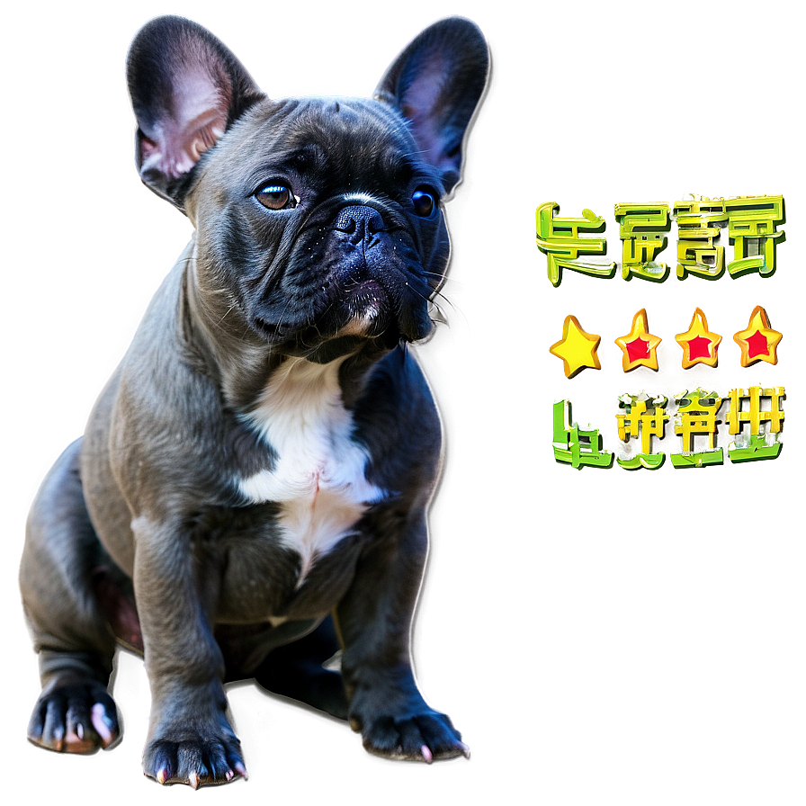 Blue French Bulldog Png 9 PNG image