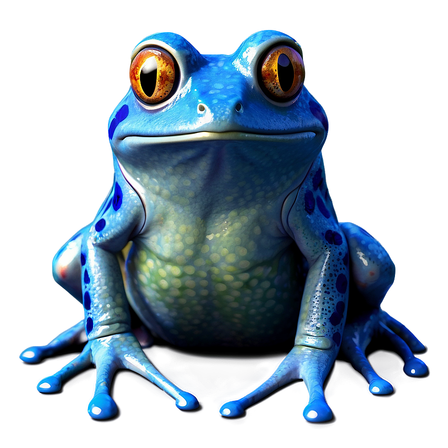 Blue Frog Clipart Png Uhj5 PNG image