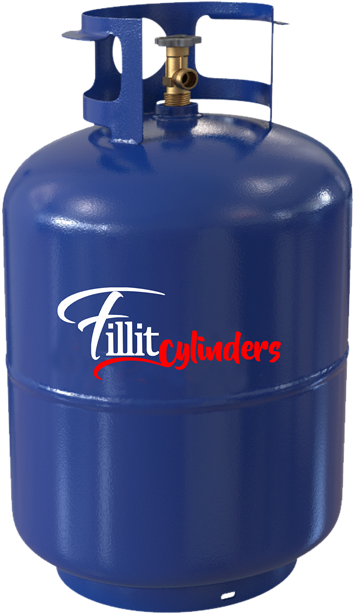 Blue Gas Cylinder Fillit Cylinders PNG image