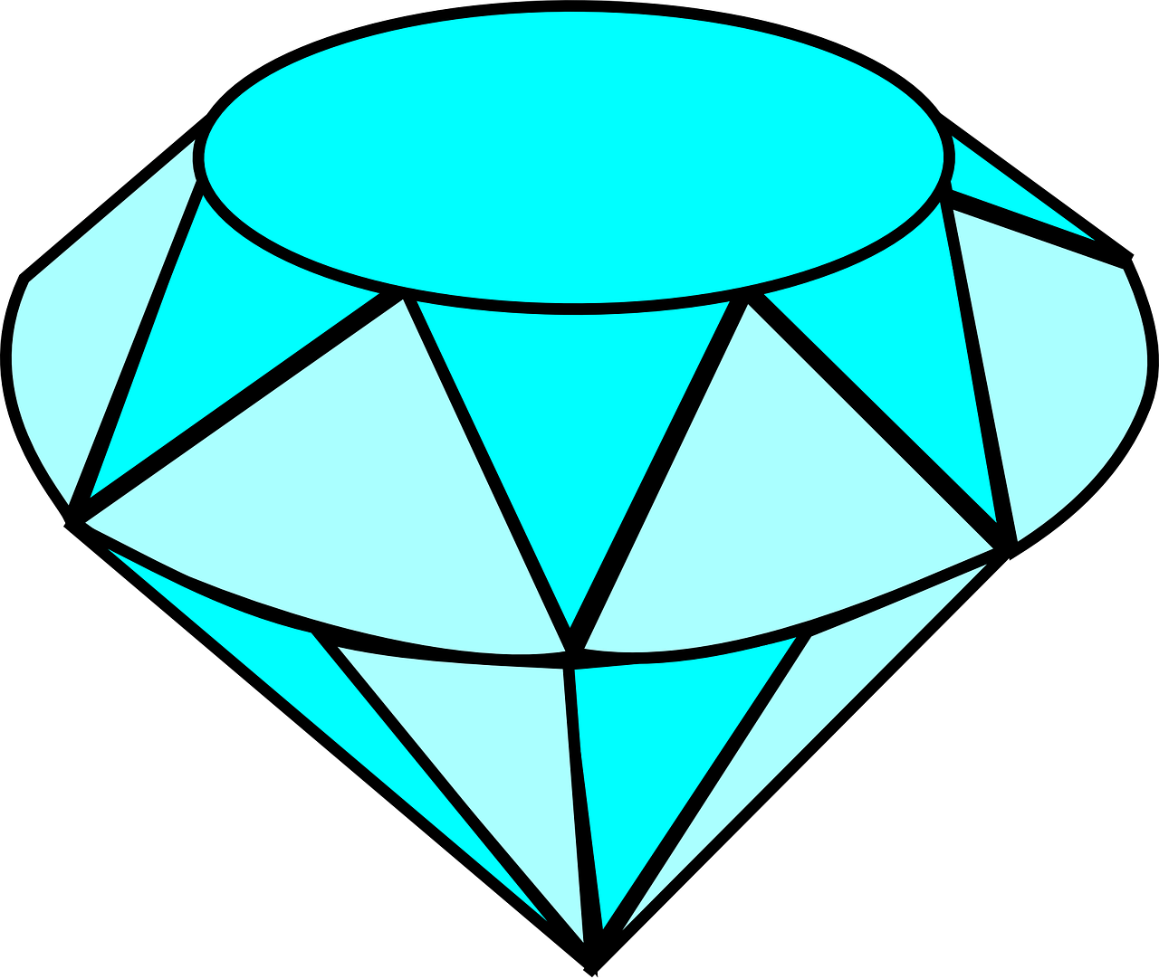 Blue Gemstone Vector Illustration PNG image