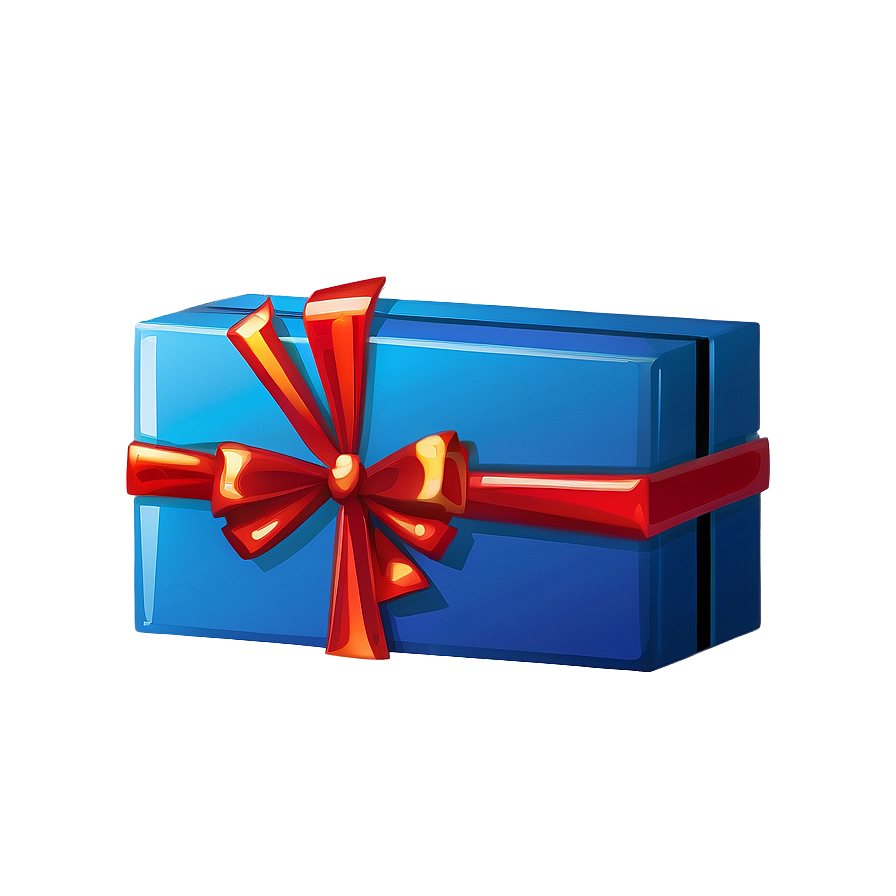 Blue Gift Box Png 05252024 PNG image