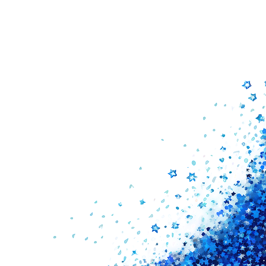 Blue Glitter Border Png Pvt PNG image