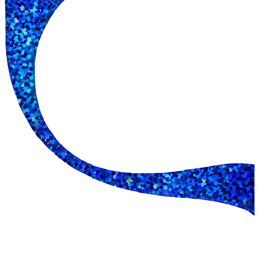 Blue Glitter Waves Png Lkl PNG image