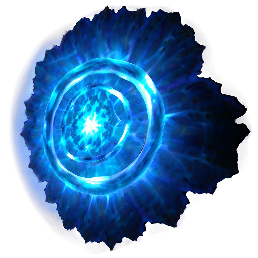 Blue Glow Aura Png 06122024 PNG image