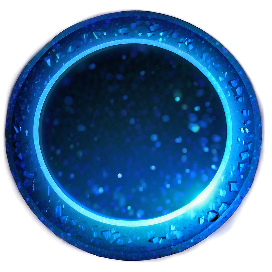 Blue Glow Circle Png 06122024 PNG image