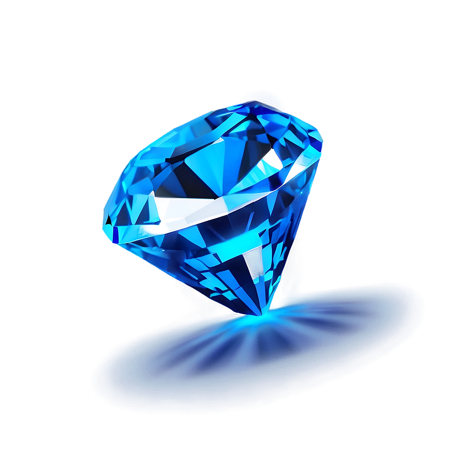 Blue Glow Diamond Png Cgu70 PNG image