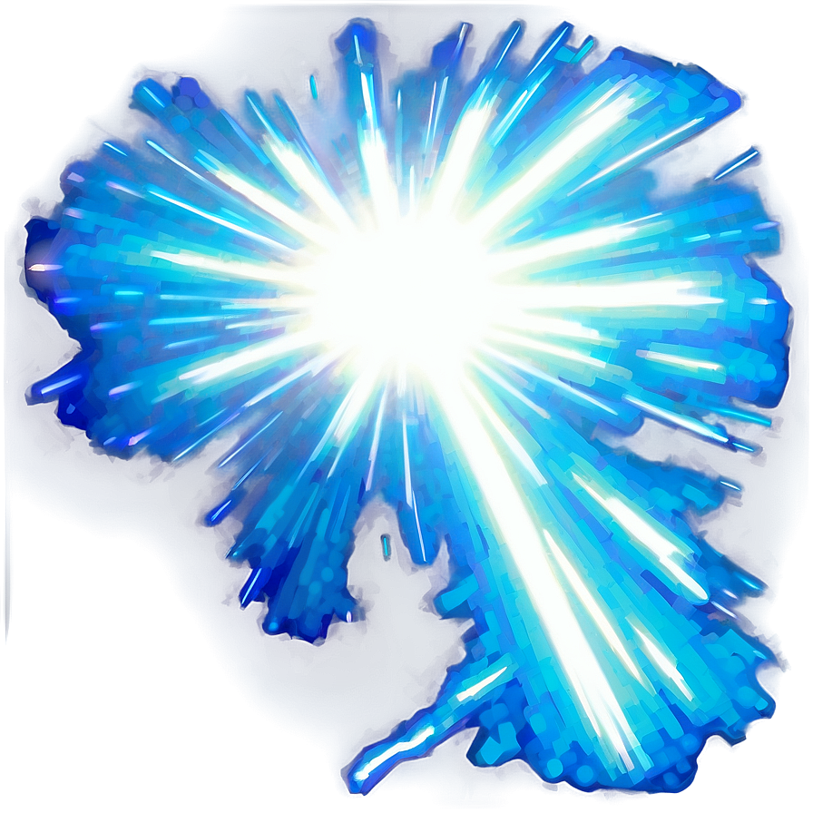 Blue Glow Explosion Png 65 PNG image