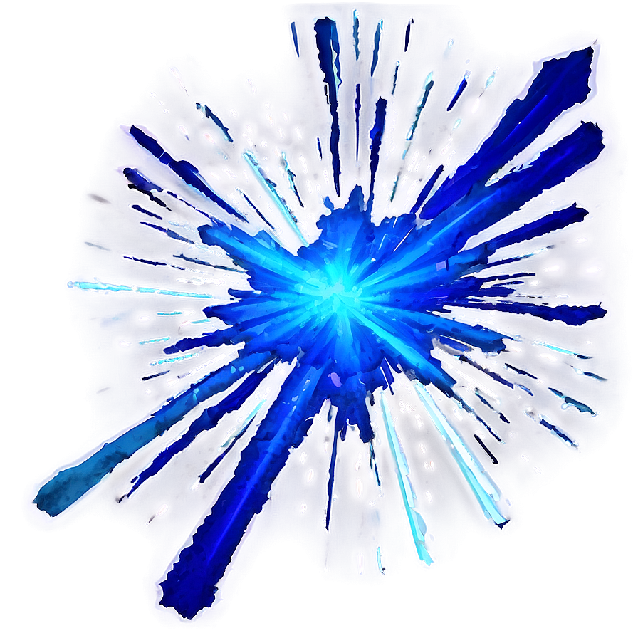 Blue Glow Explosion Png Edf70 PNG image