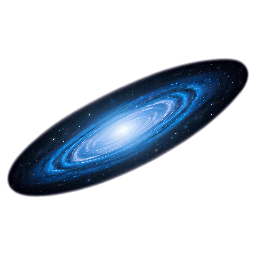 Blue Glow Galaxy Png 06122024 PNG image