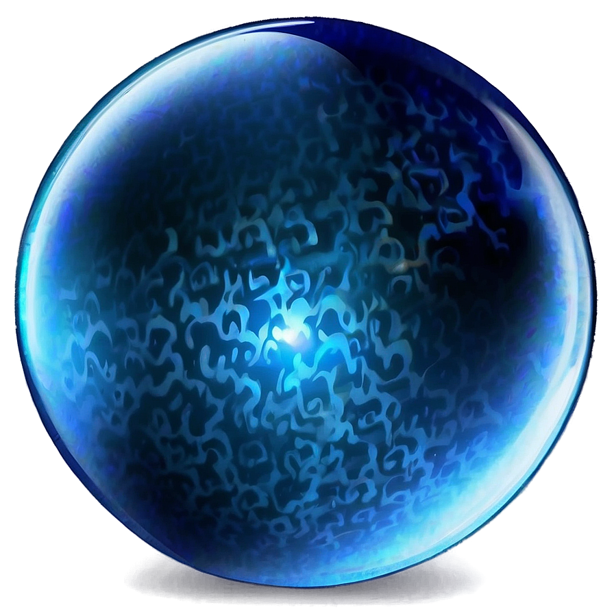 Blue Glow Sphere Png Iam PNG image