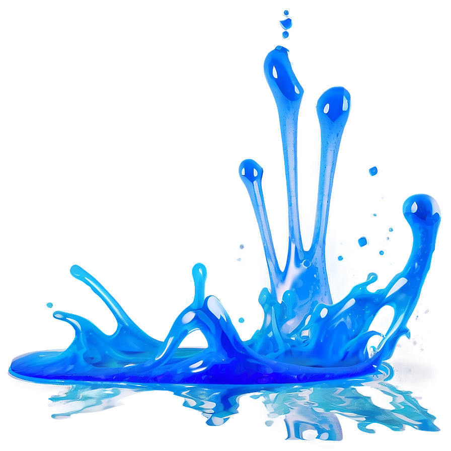 Blue Glow Splash Png Lhc PNG image