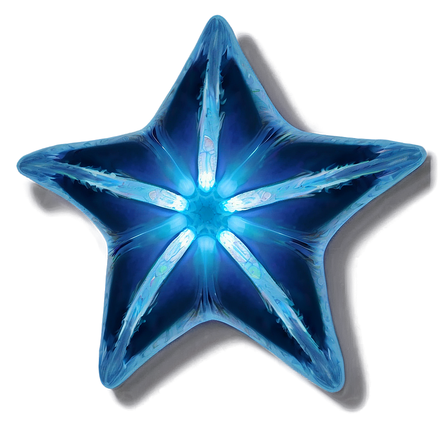 Blue Glow Star Png 74 PNG image