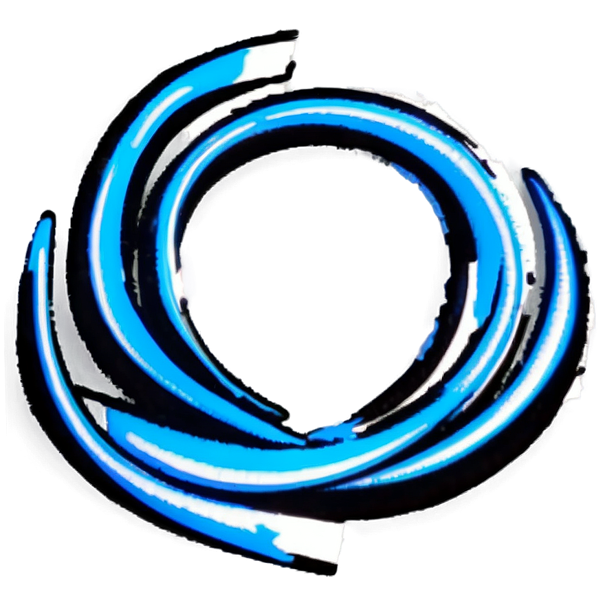 Blue Glow Streaks Png Edf PNG image