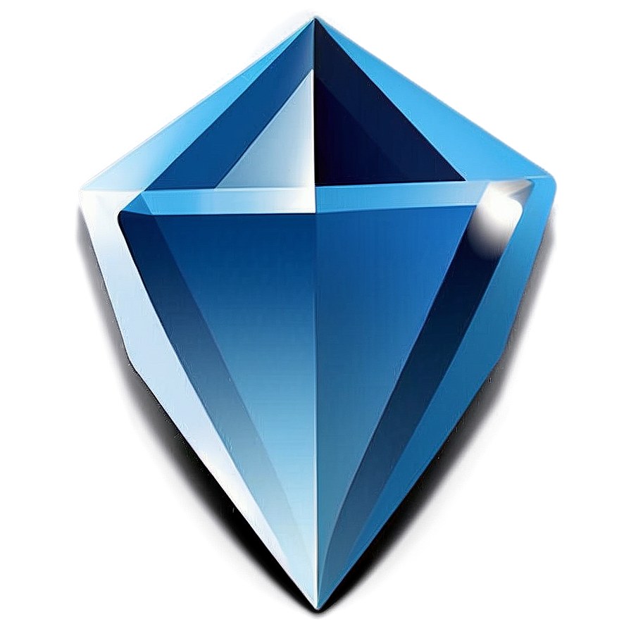 Blue Gradient Diamond Shape Png Dcj PNG image