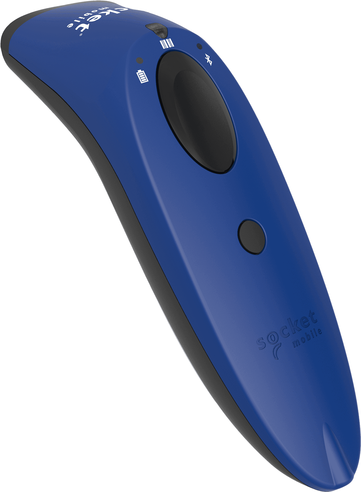 Blue Handheld Barcode Scanner PNG image