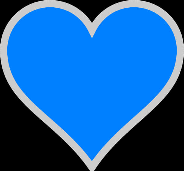 Blue Heart Clipart PNG image