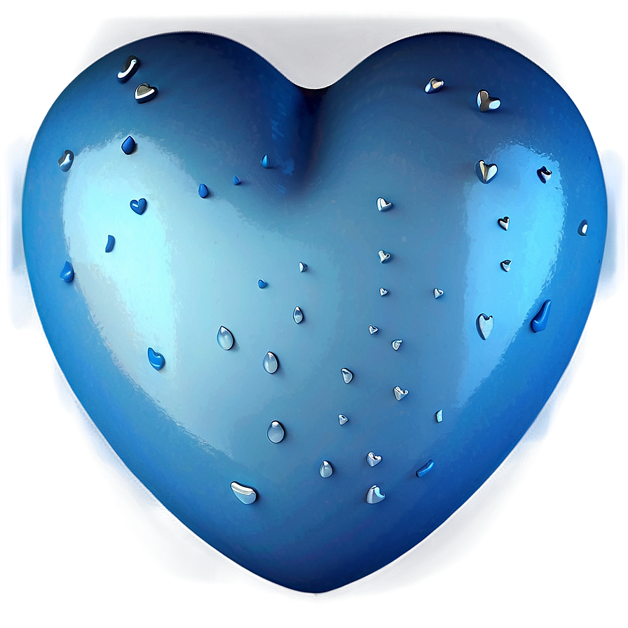 Blue Heart Emoji C PNG image