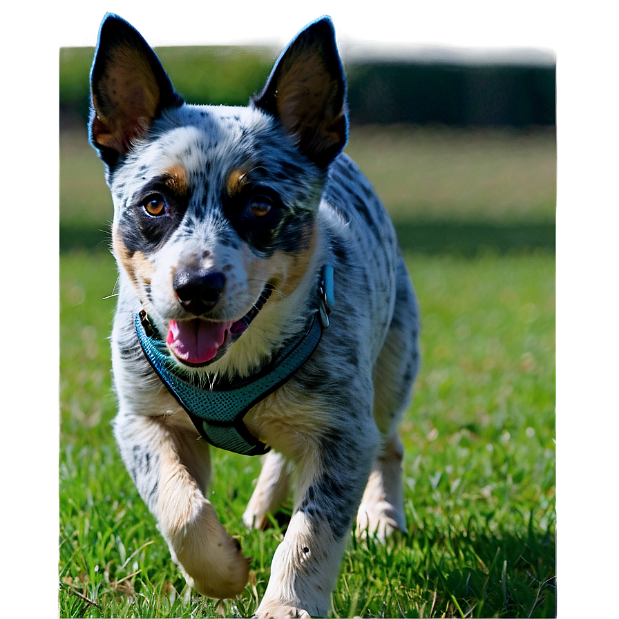 Blue Heeler Training Session Png 06282024 PNG image