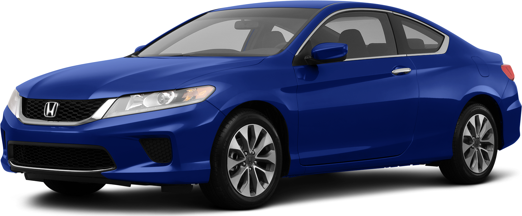 Blue Honda Civic Coupe Side View PNG image