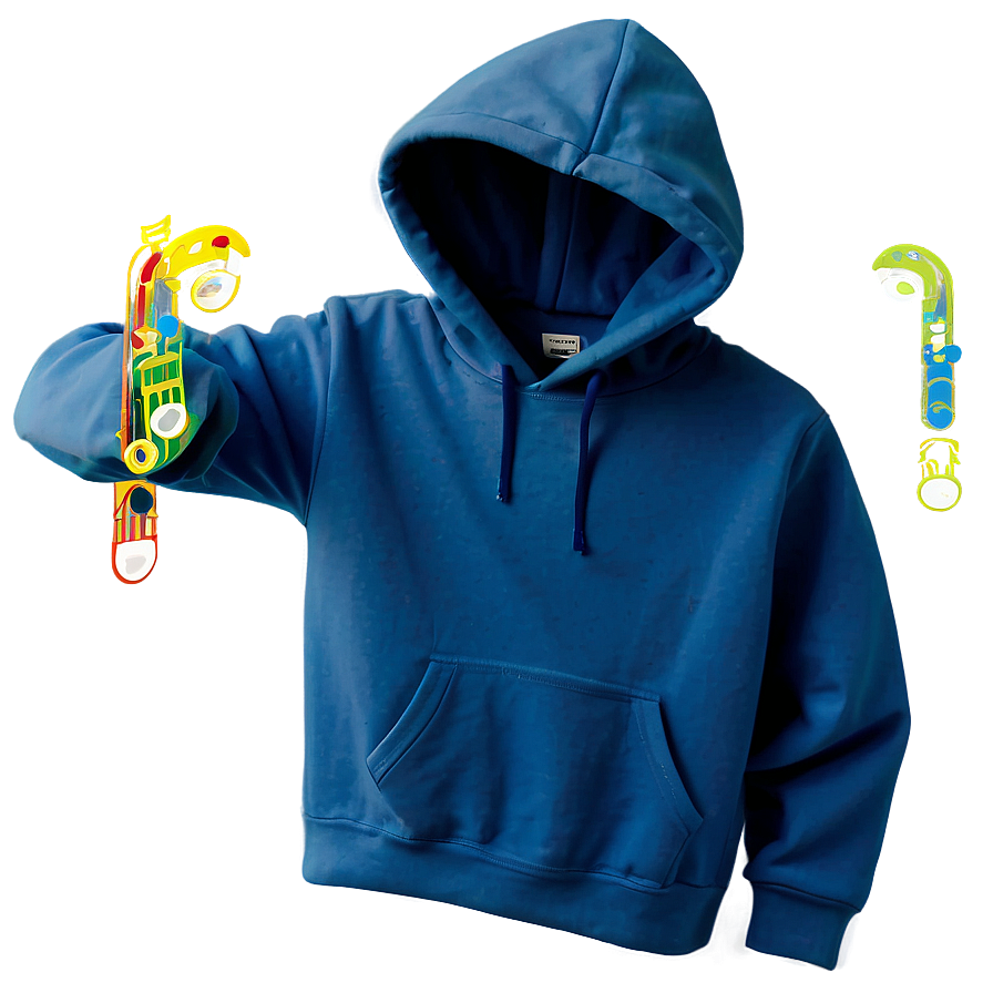 Blue Hoodie Strings Png 82 PNG image