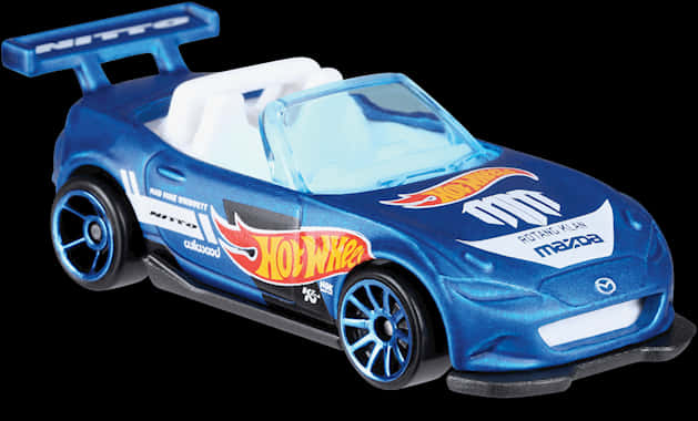 Blue Hot Wheels Nitro Speeder PNG image