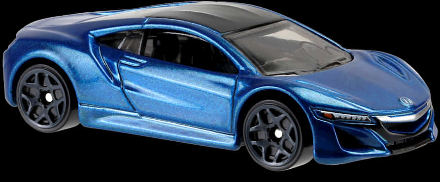 Blue Hot Wheels Sports Car PNG image