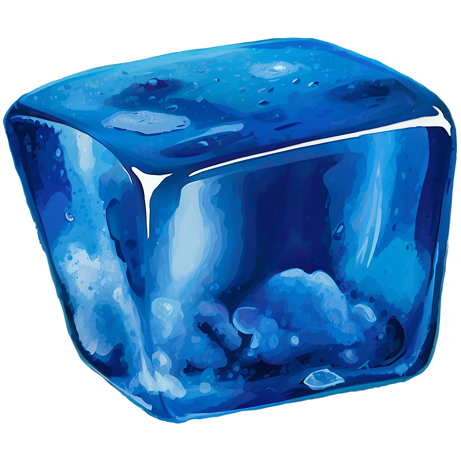 Blue Ice Cube Png Ppu PNG image