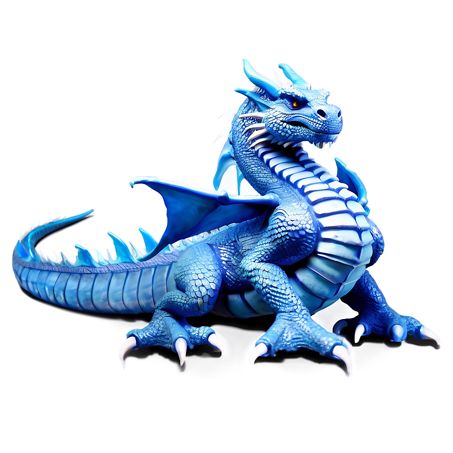 Blue Ice Dragon Png 37 PNG image