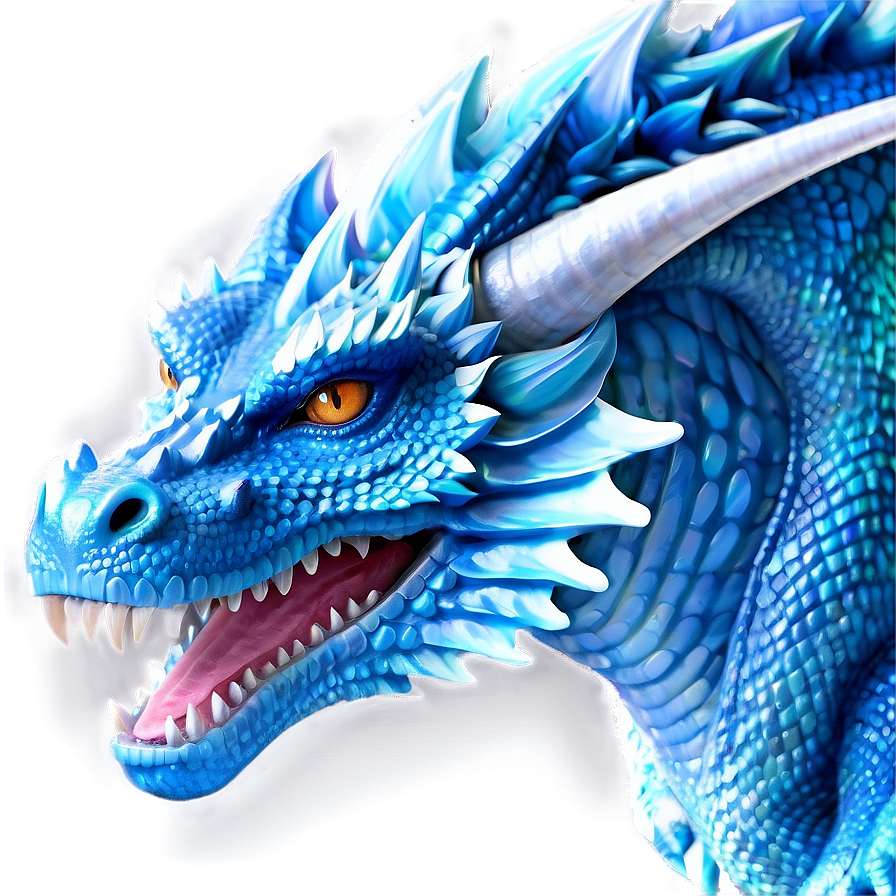 Blue Ice Dragon Png 43 PNG image