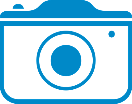 Blue Icon Camera Graphic PNG image