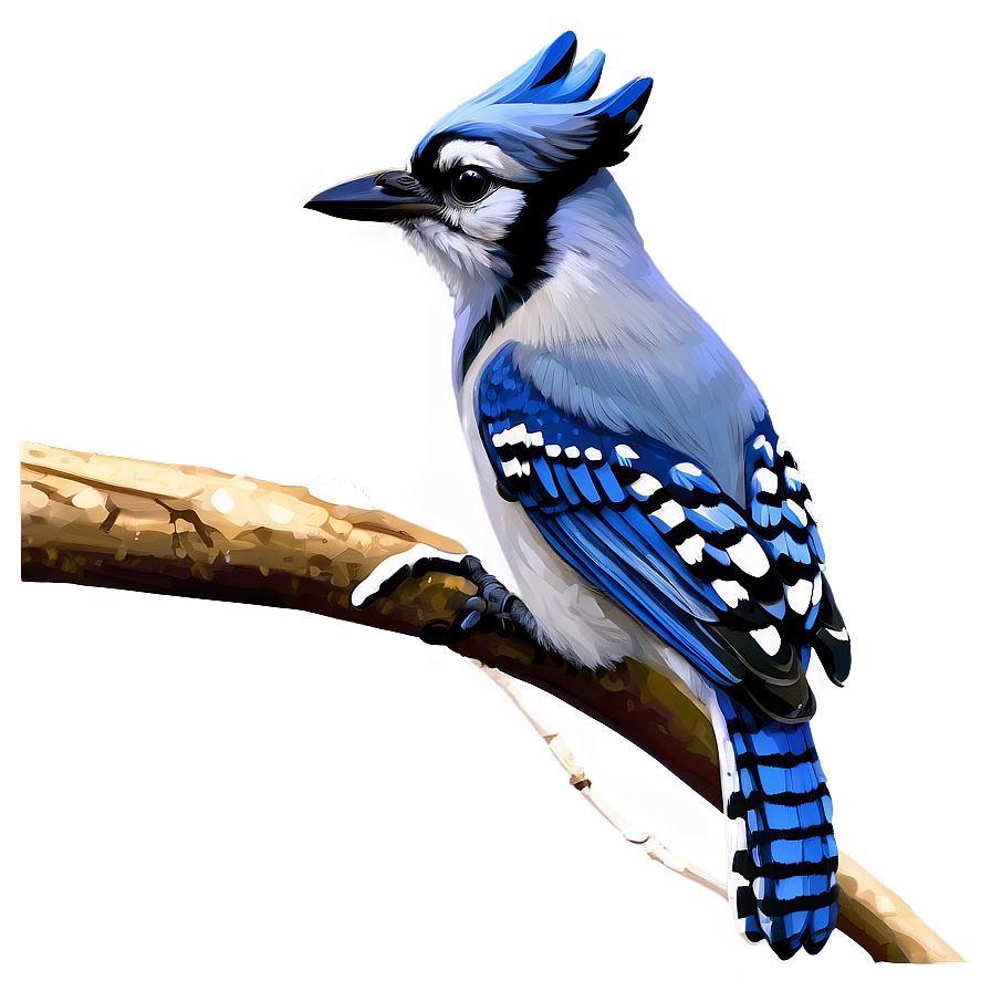 Blue Jay Close-up Png Tie PNG image